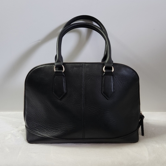 HILARY Radley Faye Black Cowhide Leather Handbag Shoulder Bag Purse - Picture 2 of 15